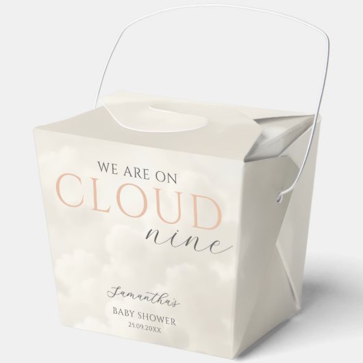Ballotins Bébé élégant Cloud Nine Shower (Recto)