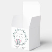 Ballotins Bébé Eléphant mignon fille Douche Merci (Ouvert)