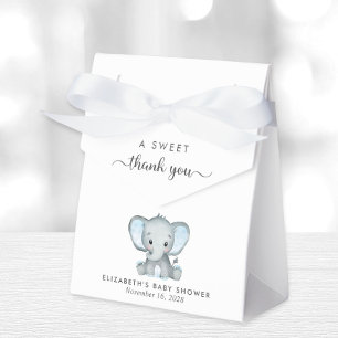 Ballotins Bébé Eléphant mignon garçon douche Merci
