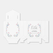 Ballotins Bébé en fleur | Baby shower Fleur sauvage simple (Déplié)