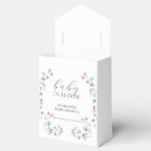 Ballotins Bébé en fleur | Baby shower Fleur sauvage simple (Ouvert)