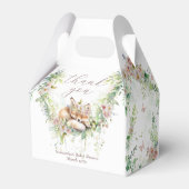 Ballotins Bébé en Fleur Bois Floral Bébé Fille Douche (Arrière)