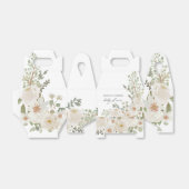 Ballotins bébé en fleur d'ivoire baby shower fleuri (Déplié)