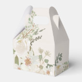 Ballotins bébé en fleur d'ivoire baby shower fleuri (Arrière)