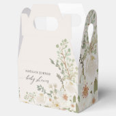 Ballotins bébé en fleur d'ivoire baby shower fleuri (Ouvert)