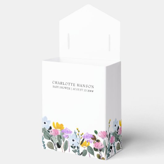 Ballotins Bébé en fleur jolie Fleur sauvage pelouse blanche (Ouvert)