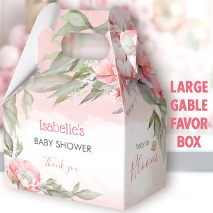 Ballotins Bébé En Fleur Rose Fille Baby shower Grand Gable