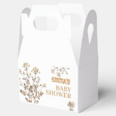 Ballotins Bébé en fleurs Baby Shower Bohème Fleur des champs (Ouvert)