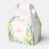 Ballotins Bébé en fleurs Printemps Baby shower de Pâques (Arrière)