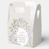 Ballotins Bébé en fleurs printemps Fleur sauvage Baby shower (Ouvert)