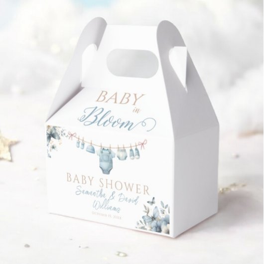 Ballotins Bébé Floral En Fleur Batterfly Baby Boy Douche