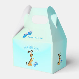 Ballotins Bébé garçon douche avec Rico le chien 