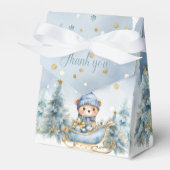 Ballotins Bébé Il fait froid dehors Hiver Ours Bleu Bleu Or (Verso)