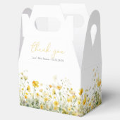 Ballotins Bébé Jaune En Fleur Baby shower Fleur sauvage Gabl (Ouvert)