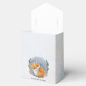 Ballotins Bébé mignon Fox Baby shower hiver neige (Ouvert)