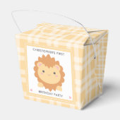 Ballotins Bébé mignon Lion Wild Un Garçon Première fête d'an (Arrière)