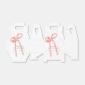 Ballotins Bébé mignon Polka Dot Bow Baby shower (Déplié)