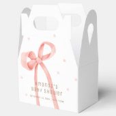 Ballotins Bébé mignon Polka Dot Bow Baby shower (Ouvert)
