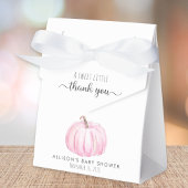 Ballotins Bébé mignonne Citrouille fille douche Merci