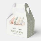 Ballotins Bébé neutre à bord Baby shower de surf (Arrière)