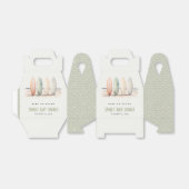 Ballotins Bébé neutre à bord Baby shower de surf (Déplié)