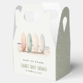 Ballotins Bébé neutre à bord Baby shower de surf (Ouvert)