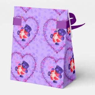 Ballotins Bébé ours avec Ballotin cadeau de coeur