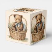 Ballotins Bébé Ours Bearly Wait Boys Baby shower (Arrière)