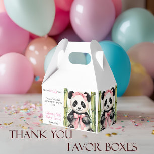 Ballotins Bébé Panda Ours Bearly Wait Girls Baby shower