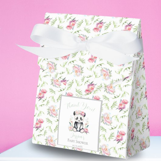 Ballotins Bébé Panda Peonies Baby shower Jungle