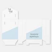 Ballotins Bébé Personnalisé Bleu Douche garçon (Déplié)