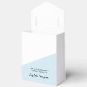 Ballotins Bébé Personnalisé Bleu Douche garçon (Ouvrir)