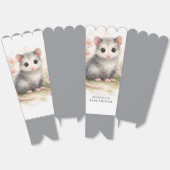 Ballotins Bébé Possum à l'aquarelle Baby Shower (Déplié)