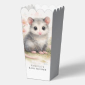 Ballotins Bébé Possum à l'aquarelle Baby Shower (Recto)