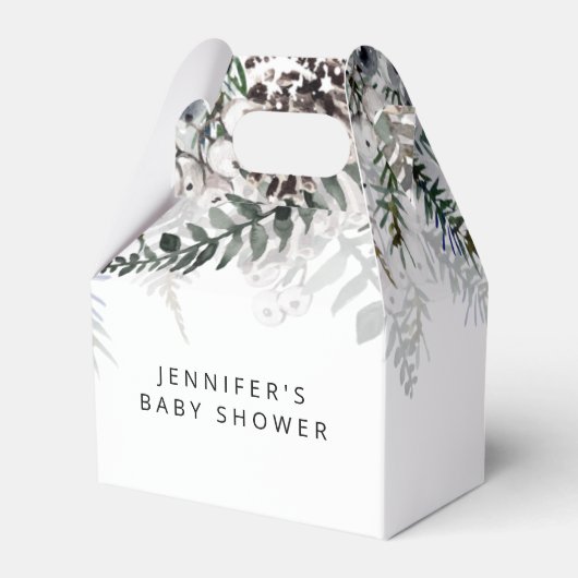 Ballotins Bébé son froid à l'extérieur baby shower ballotin (Verso)