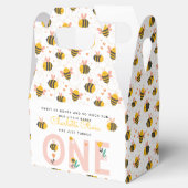 Ballotins Bee Yellow & Pink Floral ONE 1er anniversaire de b (Ouvert)