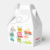 Ballotins Beep de Honk vroom véhicules heureux garçon annive (Arrière)