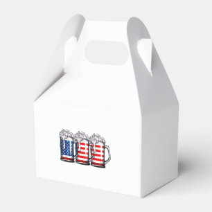 Ballotins Beer American Flag 4 juillet Hommes Femmes Merica