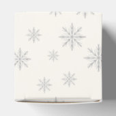 Ballotins Beige Boho Winter Snowflake Baby shower (Haut)