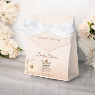 Ballotins Beige vintage Classic Baby shower neutre