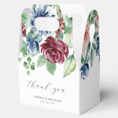 Ballotins Belle aquarelle Mariage floral (Ouvert)