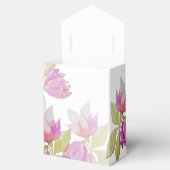 Ballotins Belle Aquarelle rose Fleurs peintes à la main (Ouvert)