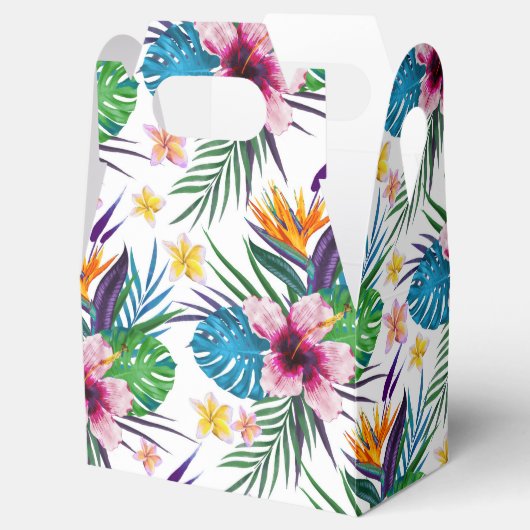 Ballotins Belle aquarelle tropicale à peinture florale (Ouvert)