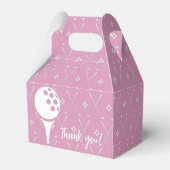 Ballotins Belle balle de golf Merci rose (Verso)