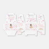 Ballotins Belle ballerine rose et ballons anniversaire (Déplié)