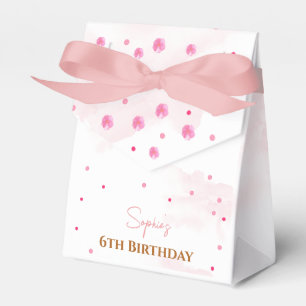 Ballotins Belle ballerine rose et ballons anniversaire