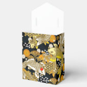 Ballotins Belle boîte de faveur japonaise d'impression koi (Ouvert)