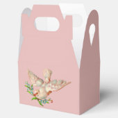 Ballotins belle colombe blanche avec sprig dans la bouche (Ouvert)