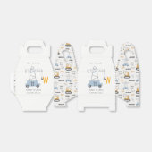 Ballotins Belle construction grue Boy's Urban Baby shower (Déplié)