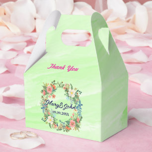 Ballotins Belle couronne rose mariage romantique